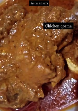 A picture of Chicken Qorma.