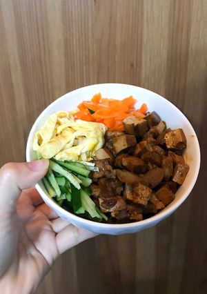 炸醬麵 的食譜成品照片
