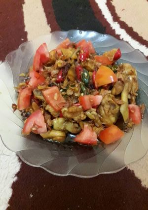 Foto resep Tumis ayam pedas manis