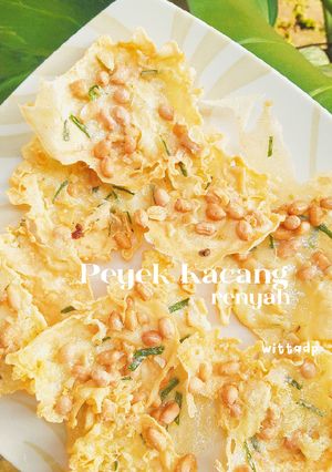 Foto resep Rempeyek kacang renyah anti gagal