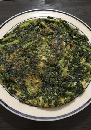 Una foto de Tortilla de Kale