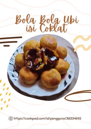 Foto resep Bola - bola ubi isi Coklat