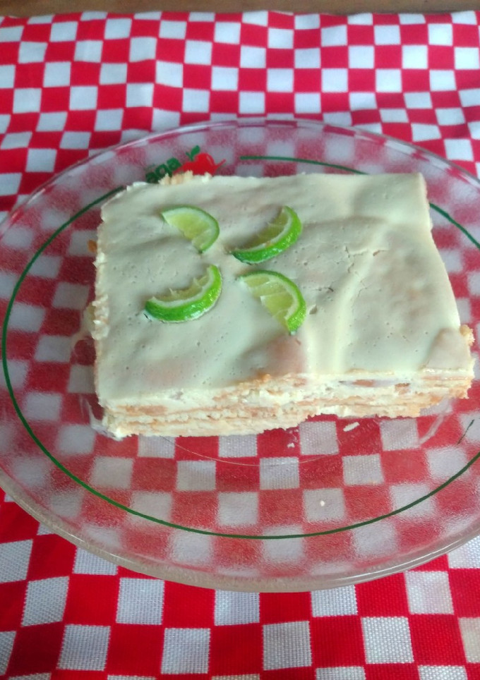 Una foto de Pay de limón con galletas María