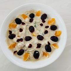 A picture of Makhana Raita.