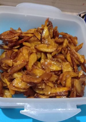 Foto resep Kering biji durian pedas manis