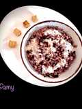 Barley Risotto with Radicchio, Parmesan Fondue, and Cocoa Powder