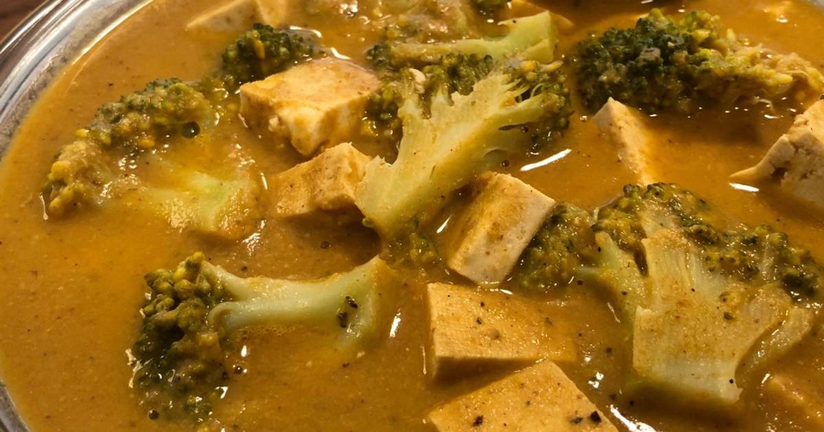 Broccoli Tofu Cashew Curry Recipe by MadAboutCooking Cookpad