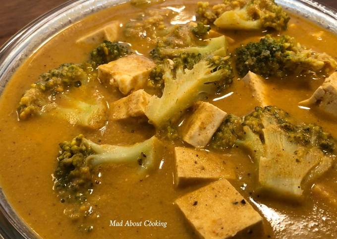 Broccoli Tofu Cashew Curry Recipe