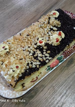 Foto resep Bolu panggang tabur kacang & mesis