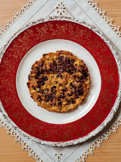 Una foto de Mega galleta de quinoa en hojuelas con manzana a la canela 🌱sin azúcares ni edulcorantes