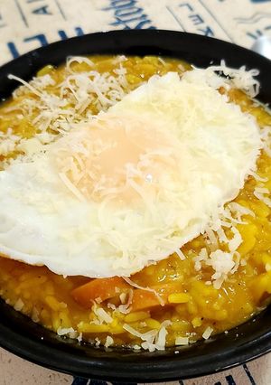 Una foto de Arroz al curry