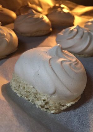 Une photo de Meringues Vegan au Matcha