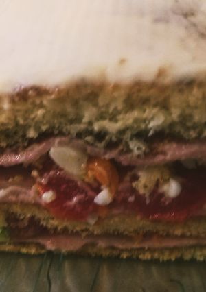 Una foto de Pionono casero relleno