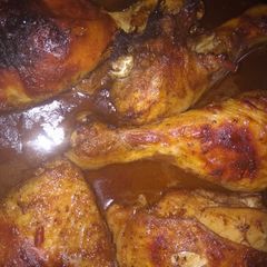 A picture of Oven baked chicken.
