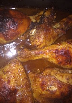 A picture of Oven baked chicken.