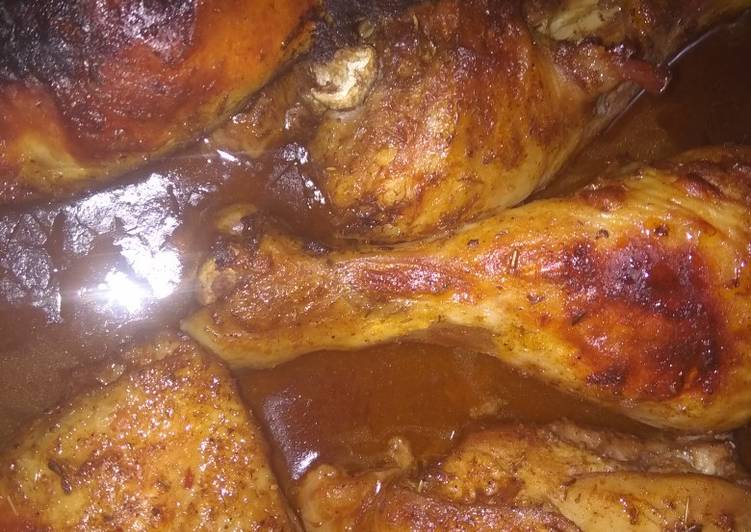 Simple Way to  Oven baked chicken