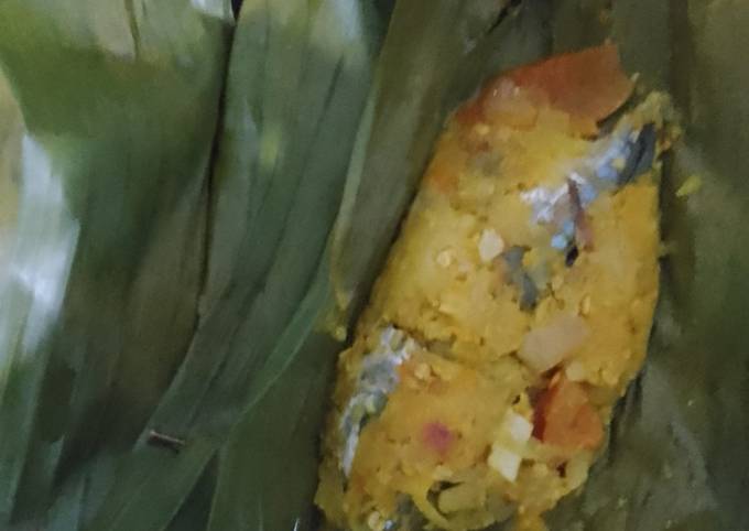 Langkah Mudah untuk Menyiapkan Pepes pindang mangga muda, Lezat Sekali