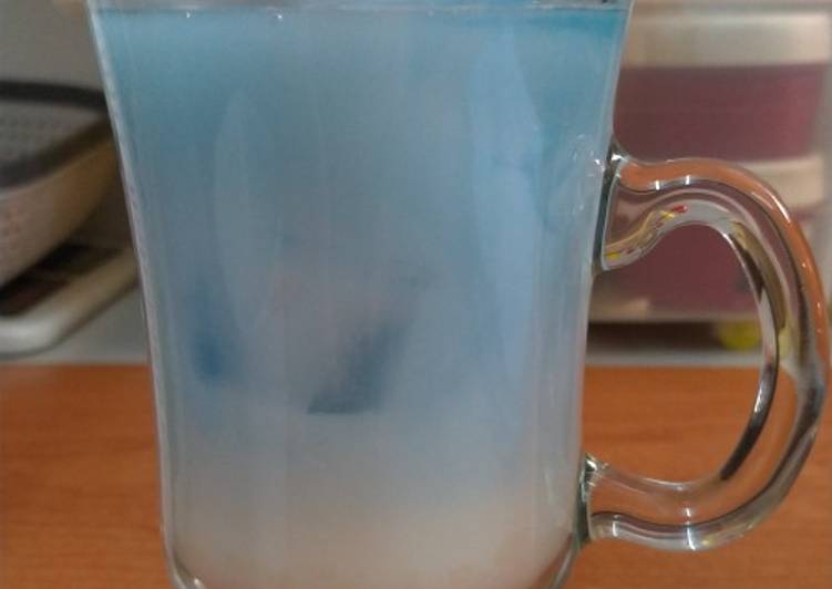 Butterfly Pea Milk Tea