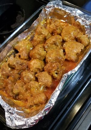A picture of Spicy Buffalo Cauliflower Wings.