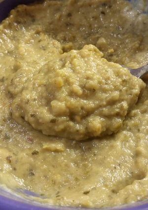 Une photo de Purée de pois cassés (vegan)