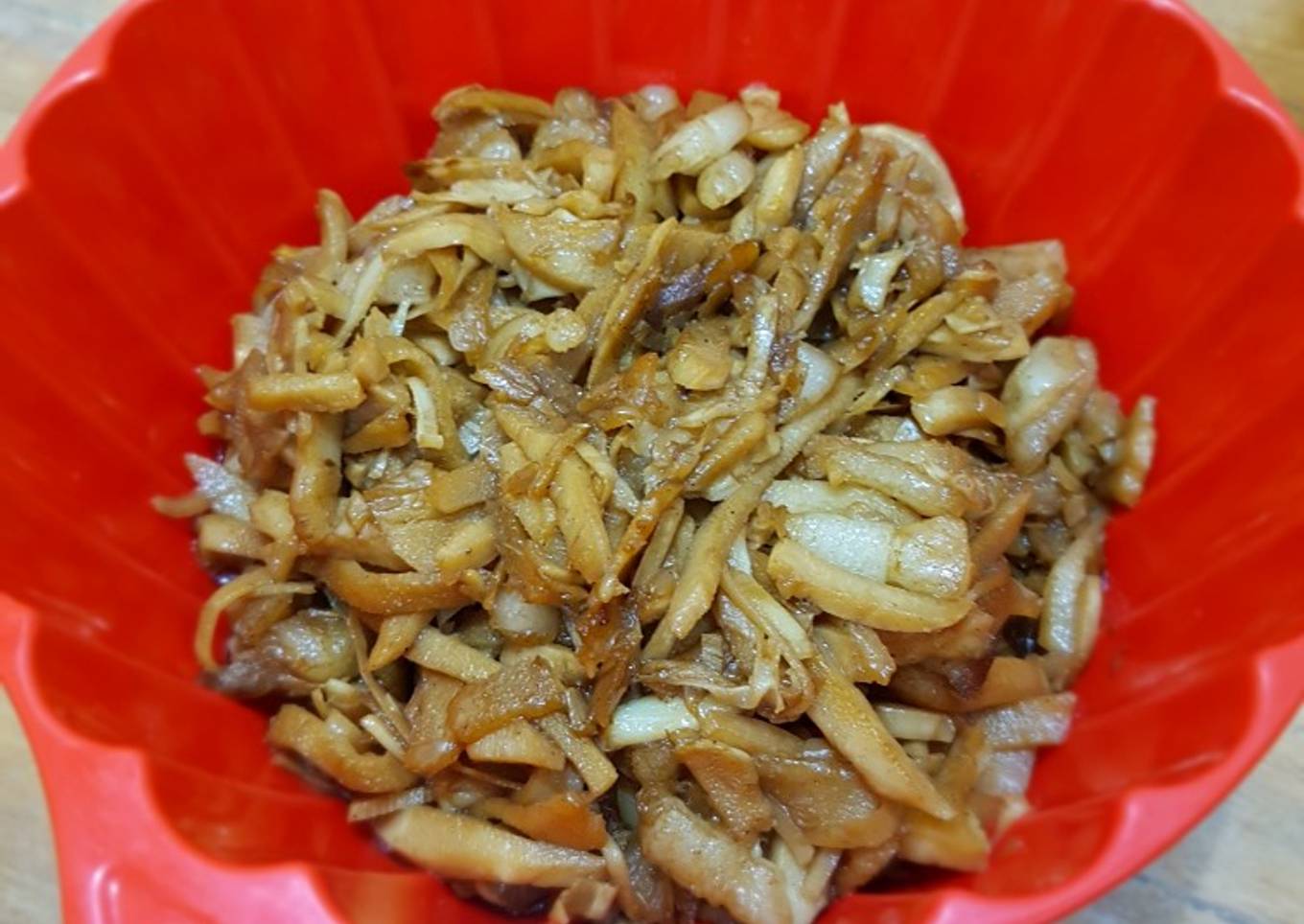 Rebung kecap Daging Babi