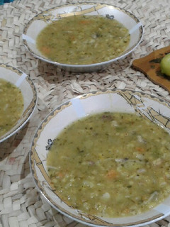 عکسی از دستور سوپ سبزیجات فوری