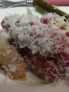 Foto resep Cenil merah putih