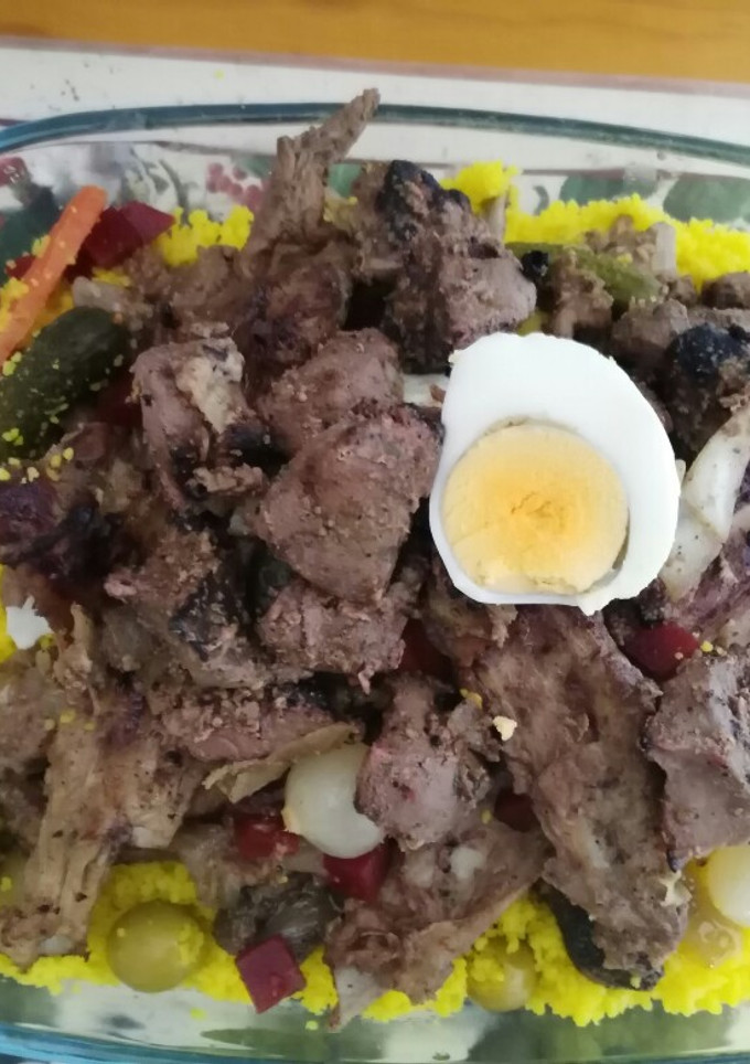 Una foto de Cuscus de maíz con carne de cordero