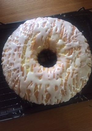 A picture of Lemon Poundcake With Lemon Zest Glaze.