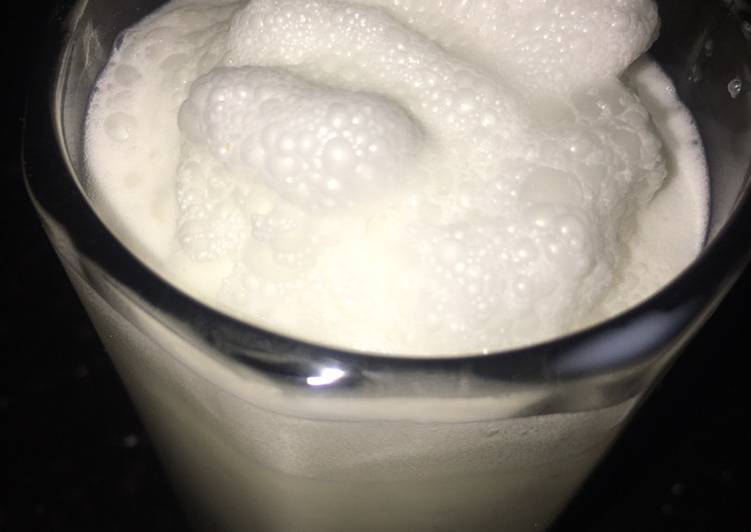 Vanilla milk shake