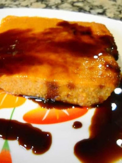 Una foto de Flan de calabaza