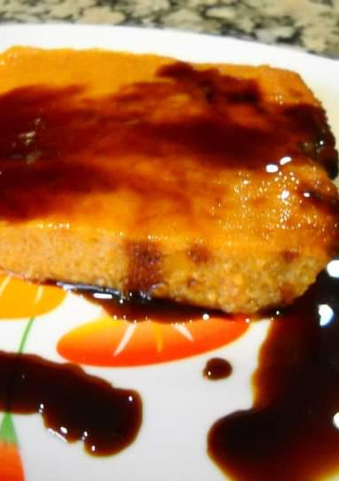 Una foto de Flan de calabaza