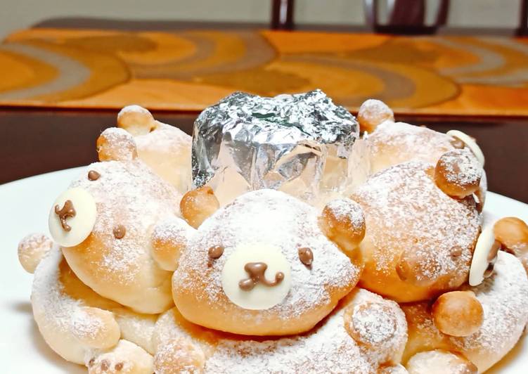 Simple Way to Make Quick Milk Bear Loaf