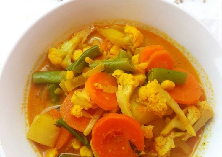 Cara Gampang Menyiapkan Vegetable Curry, Sempurna