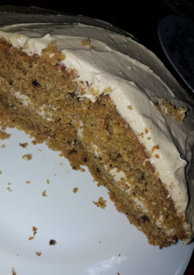 Una foto de Tarta de zanahorias y frosting de queso sin gluten