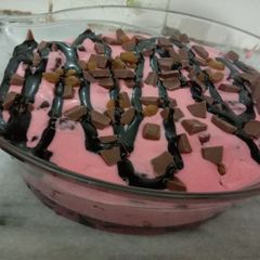 A picture of Cold Cake or Ice-cream Cake 🍦🍰.
