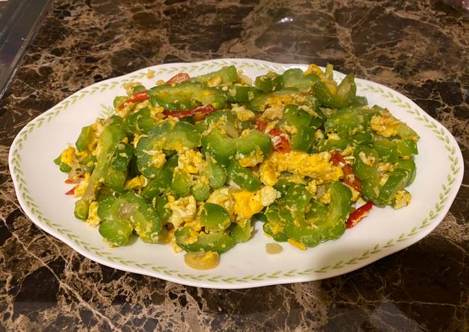 Cara Memasak Pare cah telor Anti Gagal