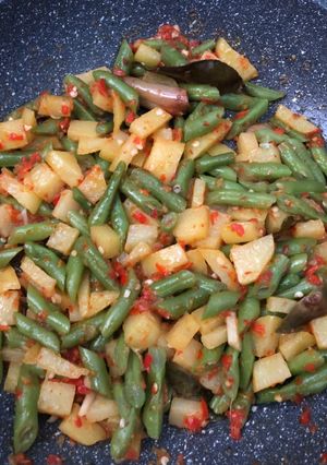 Foto resep Kentang buncis sambel goreng