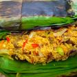 Pepes Nasi Ati Pedas