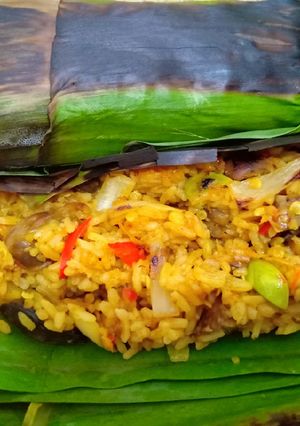 Foto resep Pepes Nasi Ati Pedas