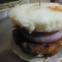 Idli burger A picture of Idli burger.