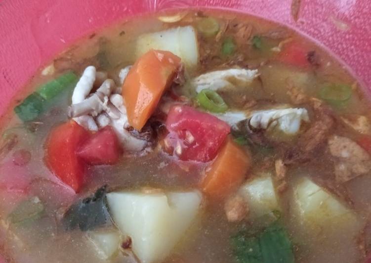 Resep @MANTAP Judul: sup ayam berempah masakan rumahan simple