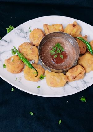 क्रिस्पी पनीर के पकौड़े (crispy paneer ke pakode recipe in Hindi) रेसिपी मुख्य फोटो