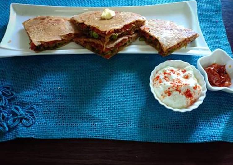 Steps to Prepare Favorite Double deckker paratha