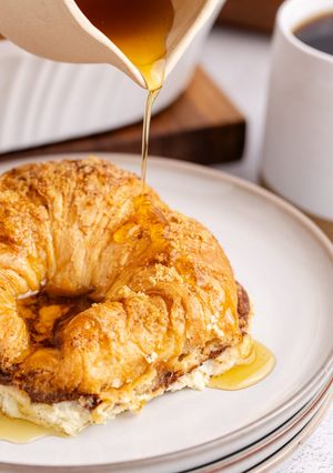 A picture of Croissant French Toast.