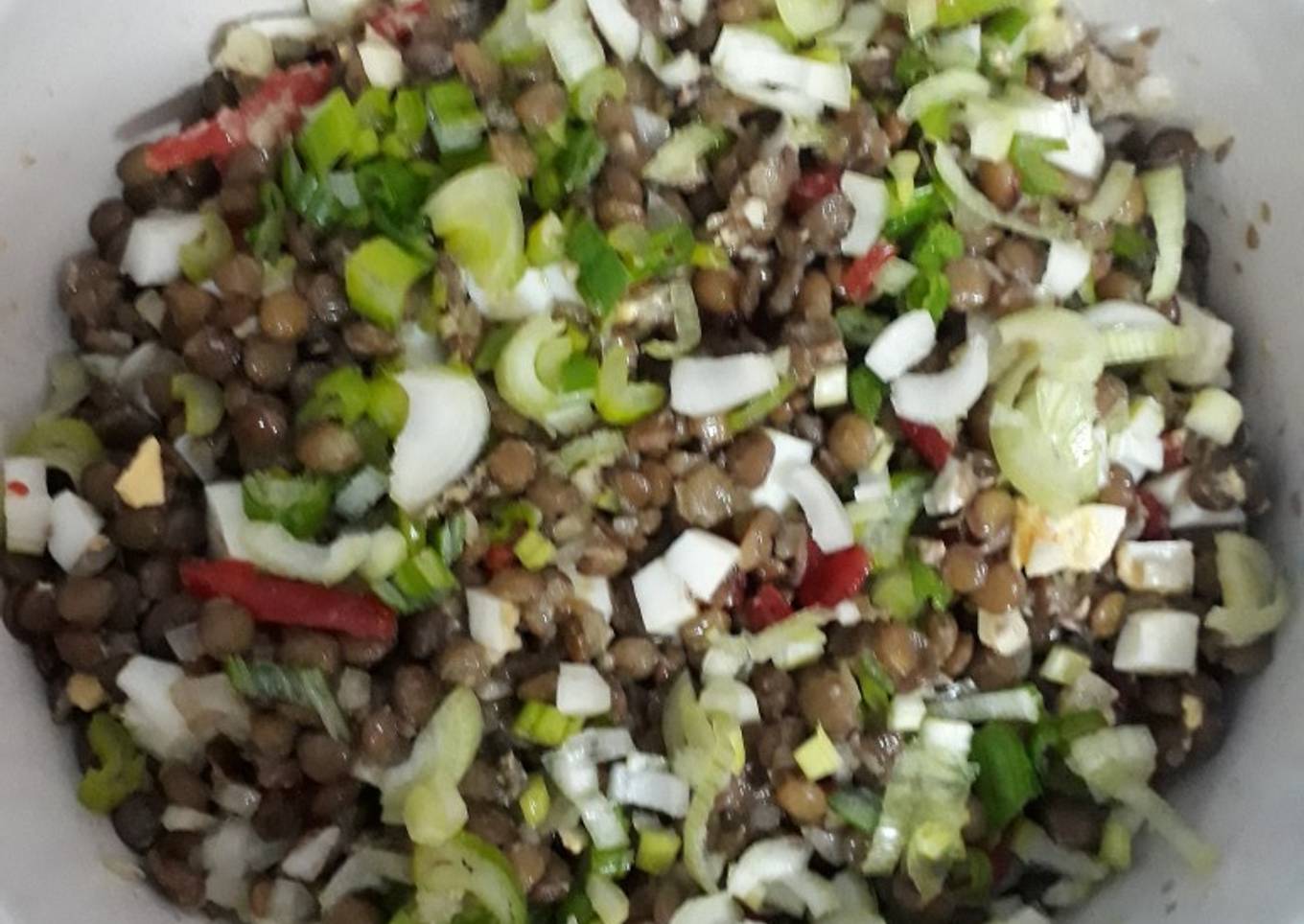 Lentejas a la vinagreta