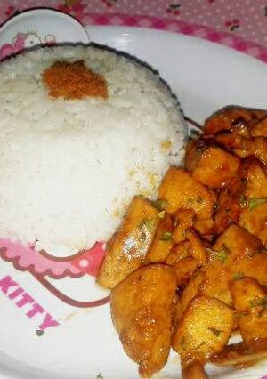 Foto resep Ayam tahu goreng mentega