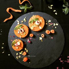 A picture of Gajar Ka Halwa (Carrot Pudding).