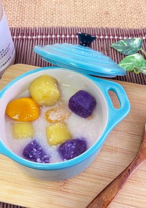 甘酒地瓜圓 的食譜成品照片