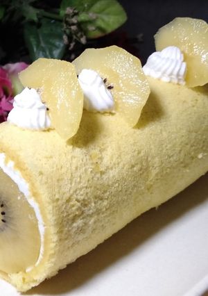 Foto resep Bolu gulung kiwi